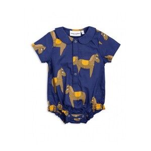 Horse Woven Bodysuit Mini Rodini Organic Cotton